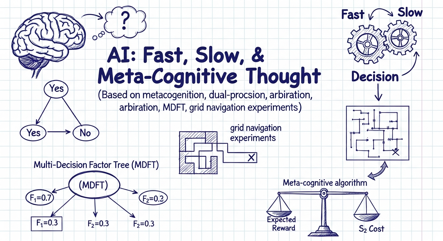 חשיבה מהירה, איטית ומטה-קוגניטיבית בבינה מלאכותית